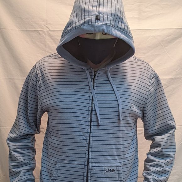 O'Neill Striped Hoodie (Light Blue-Black) - Picture 4 of 7